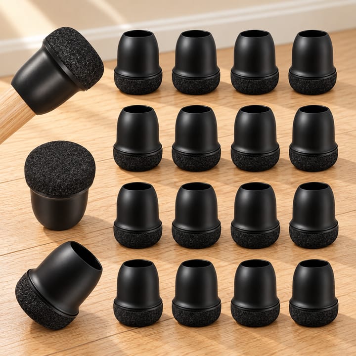 Silicone Felt Chair Leg Protectors
