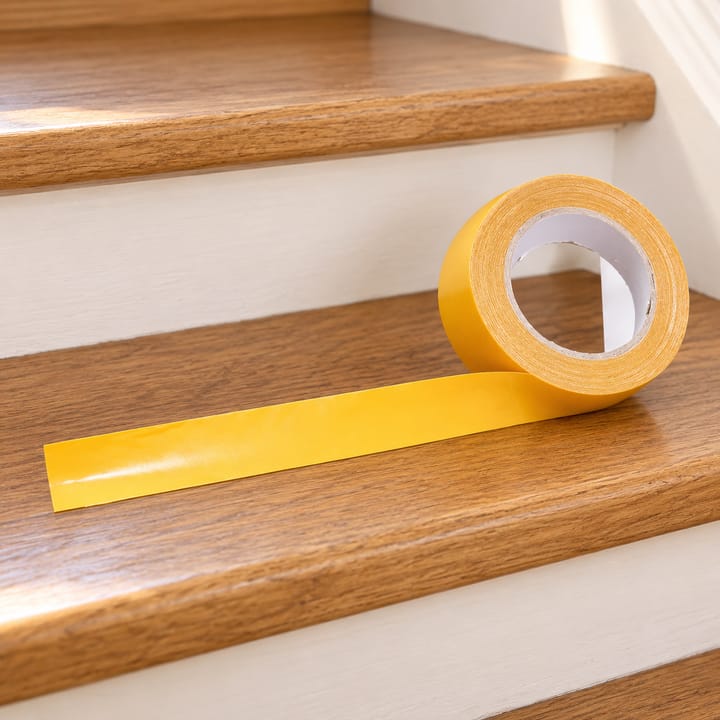 Yellow Mesh Double Sided Carpet Tape