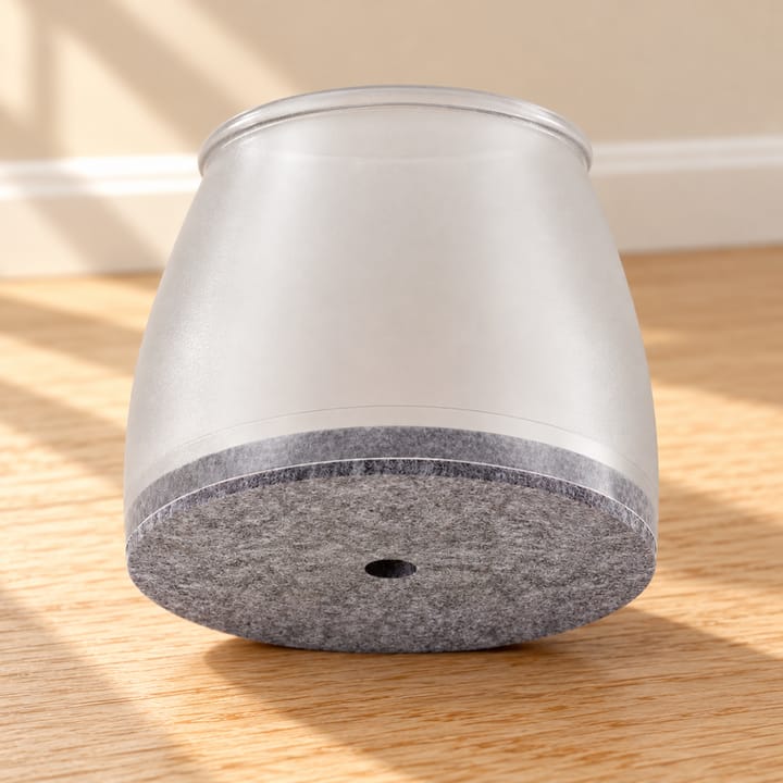 FlexiFit Frosted Chair Leg Protectors, Frosted gray