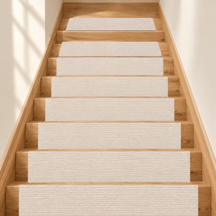 Warm Loop Anti Slip Stair Treads, Warm white