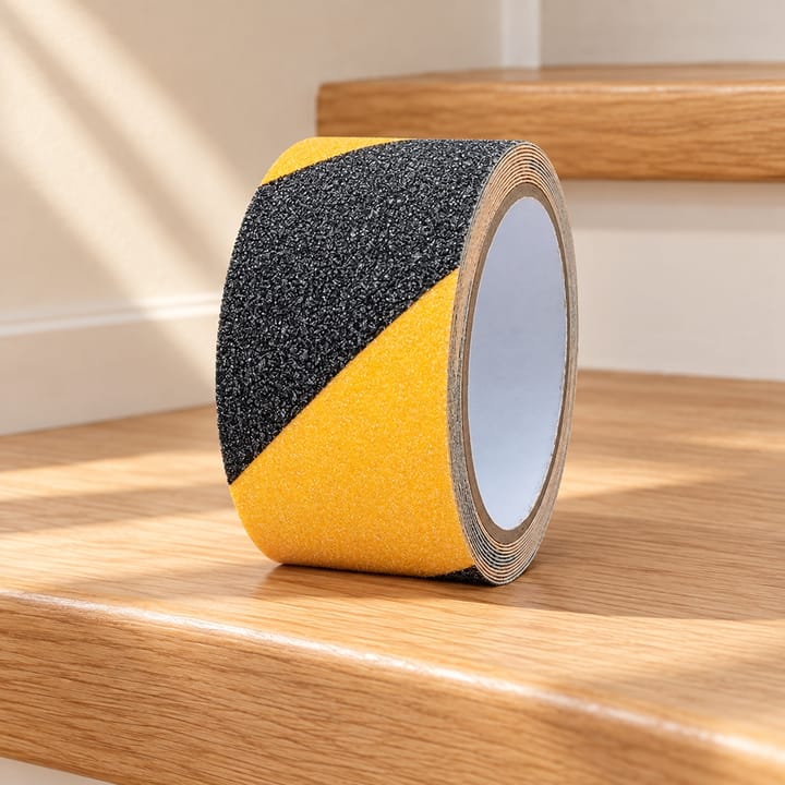 Grit Shield Anti-Slip Traction Tape, Yellow and black