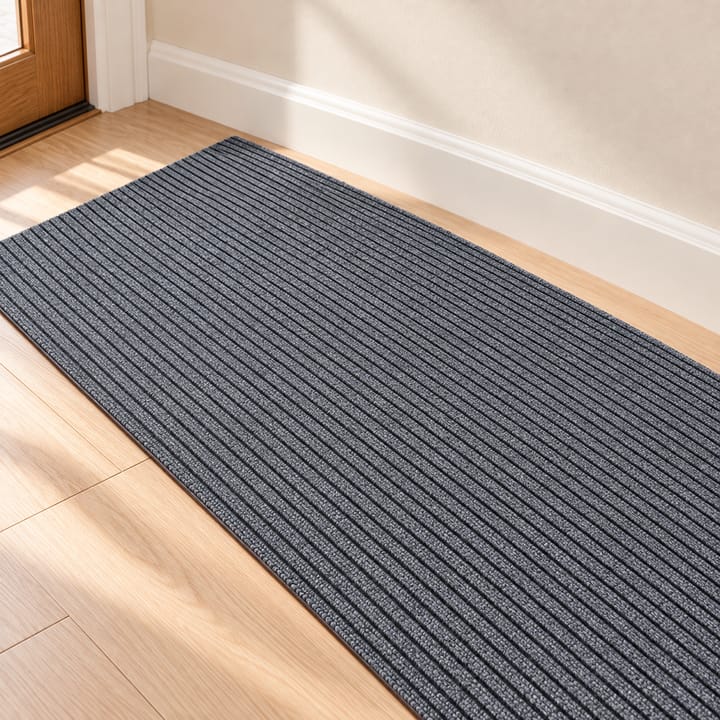 Stripe Loop Runner Rug, Red