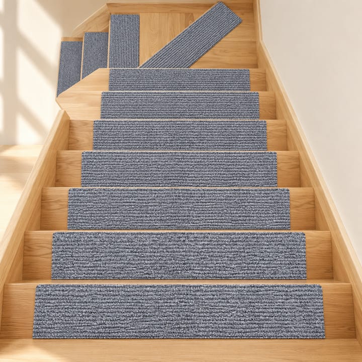 GripStep Anti Slip Stair Treads, Light gray