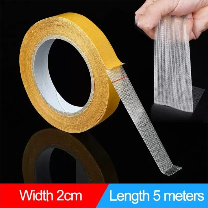 Translucent Mesh Double Sided Carpet Tape, 0.8 in