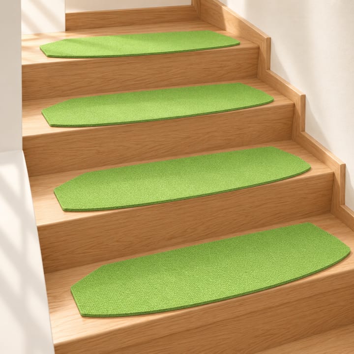Arc Felt Stair Tread, Fruit green