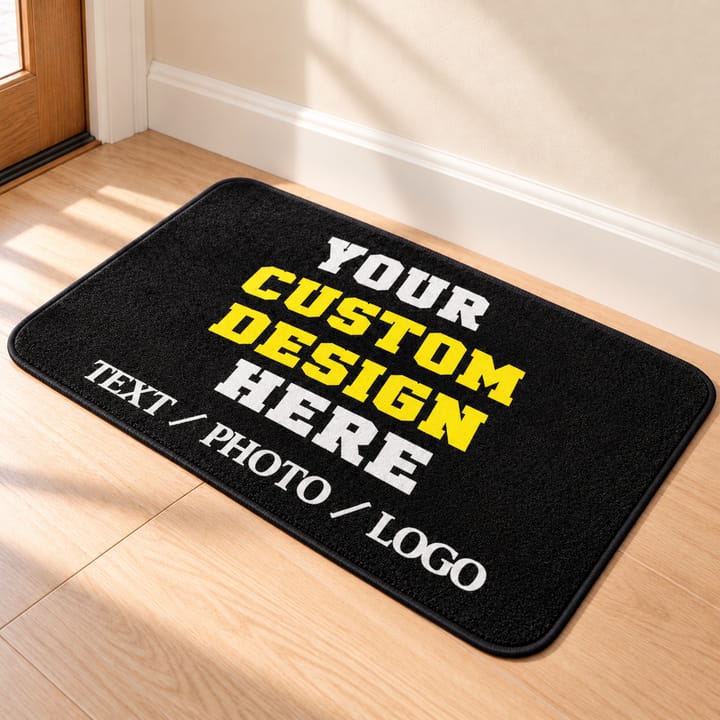 Custom Printed Tufted Door Mat, Custom printed