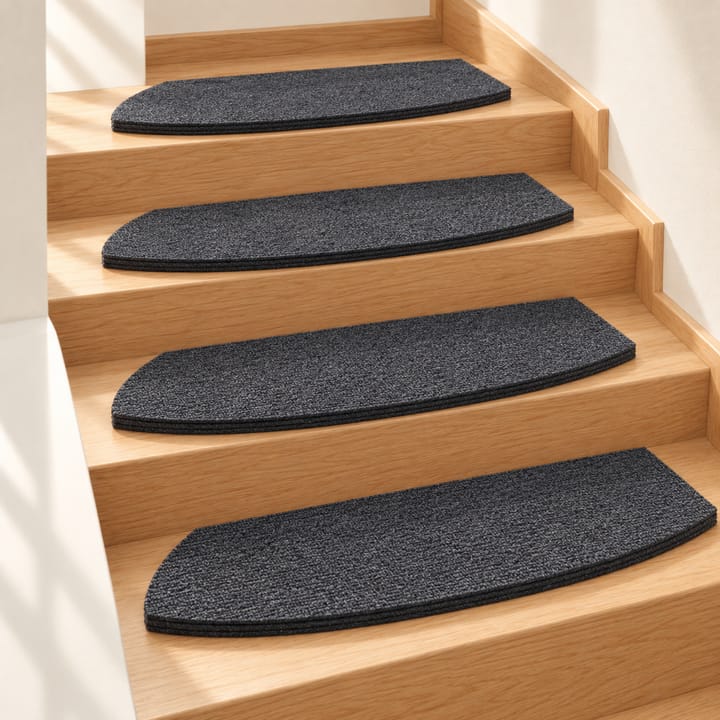 Arc Felt Stair Tread, Dark gray