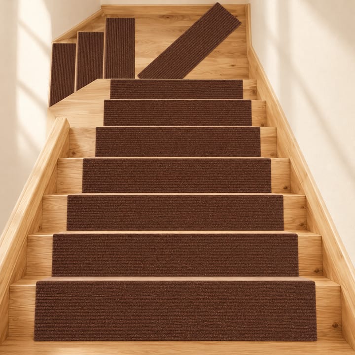 GripStep Anti Slip Stair Treads, Brown