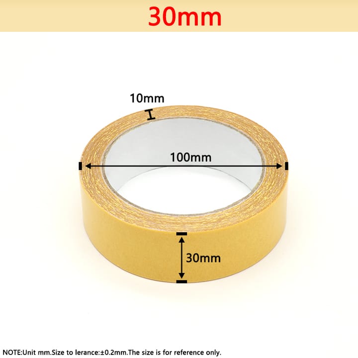 Yellow Mesh Double Sided Carpet Tape, 1.2 in