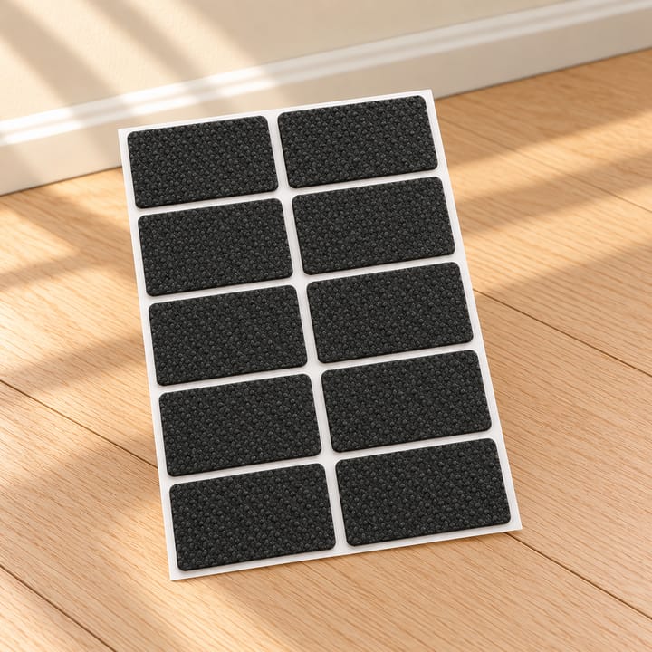Gripweave Self Adhesive Rubber Furniture Pads, 1.8 x 1 in, 10 pads
