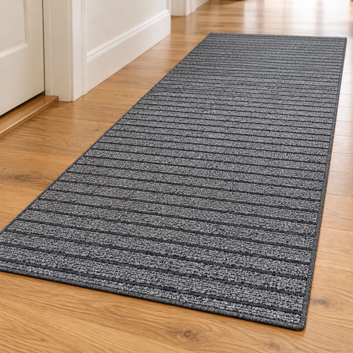 Striped Felt Runner Rug
