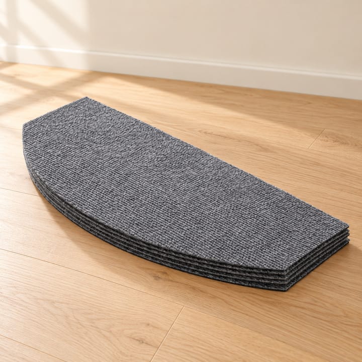 Arc Felt Stair Tread, Light gray
