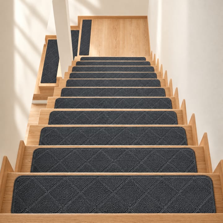 Diamond Tufted Stair Tread Mats