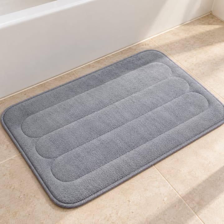 Black Ribbed Arch Door Mat