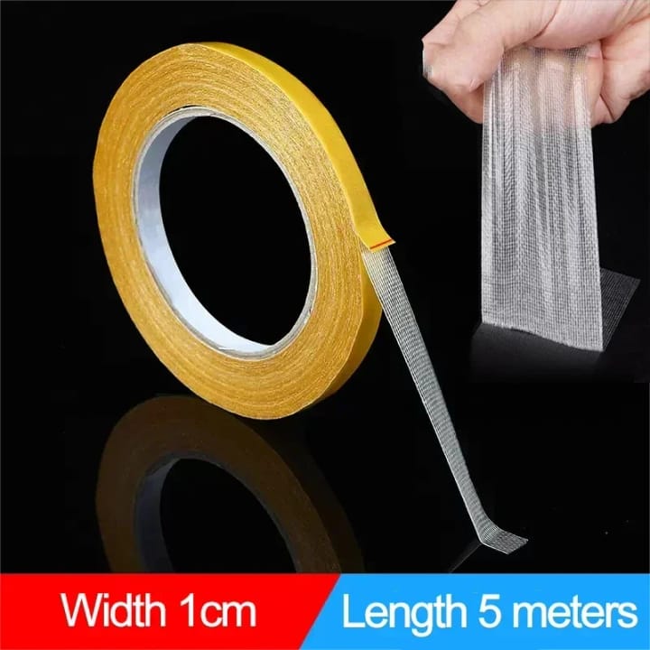 Translucent Mesh Double Sided Carpet Tape, 0.4 in