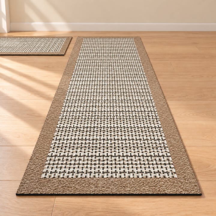 Apricot Weave Kitchen Runner Rug, Apricot