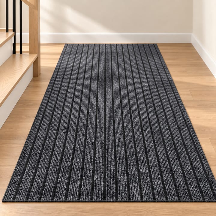Striped Felt Runner Rug