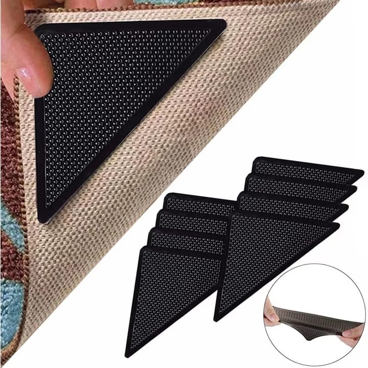 Grip Corner Rubber Rug Gripper Pads