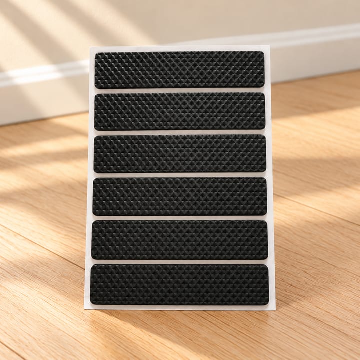 Gripweave Self Adhesive Rubber Furniture Pads, 3.7 x 0.8 in, 6 pads