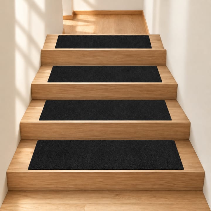 Harbor Loop Stair Tread Mats, Black