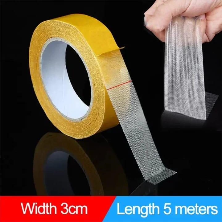 Translucent Mesh Double Sided Carpet Tape, 1.2 in