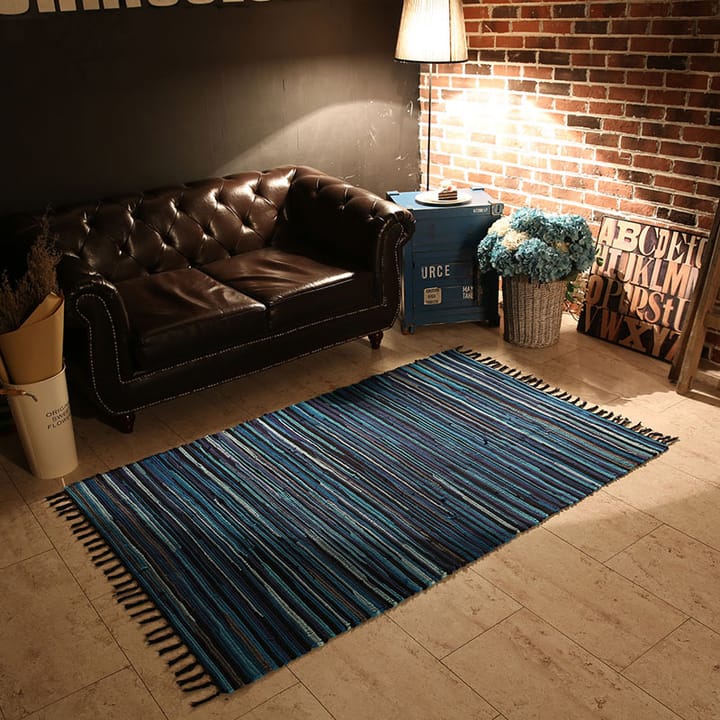 Hand Hooked Cotton Tassel Runner Rug
