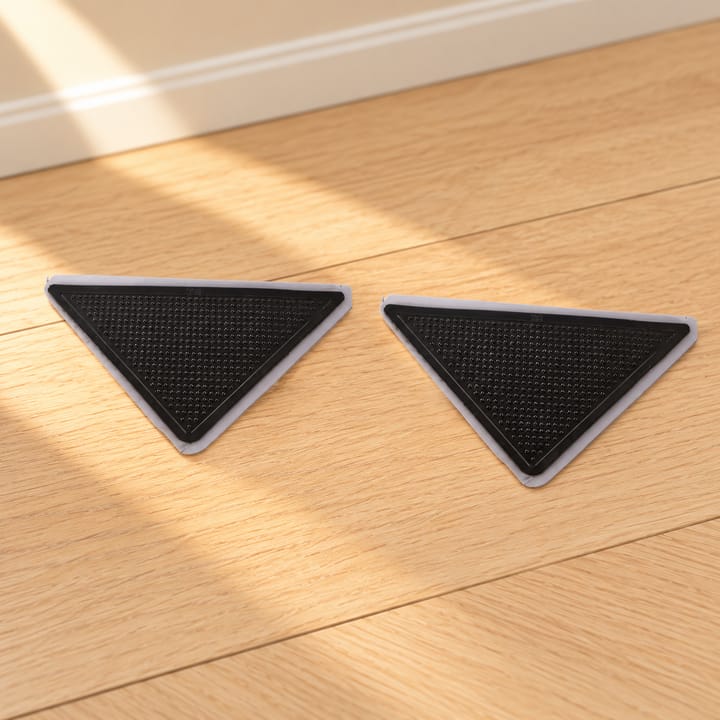 Grip Corner Rubber Rug Grippers, 2 pads