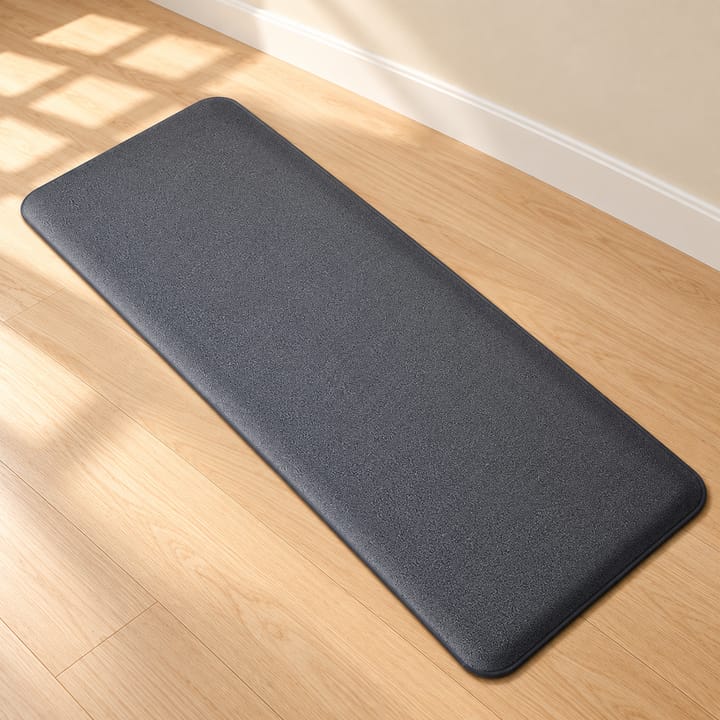 Soft Step Long Kitchen Runner, Gray